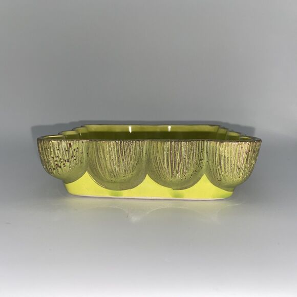MCM California Pottery Aborn G4 5.5” Green Shallow Planter/Trinket Dish/ Tray - Picture 5 of 9